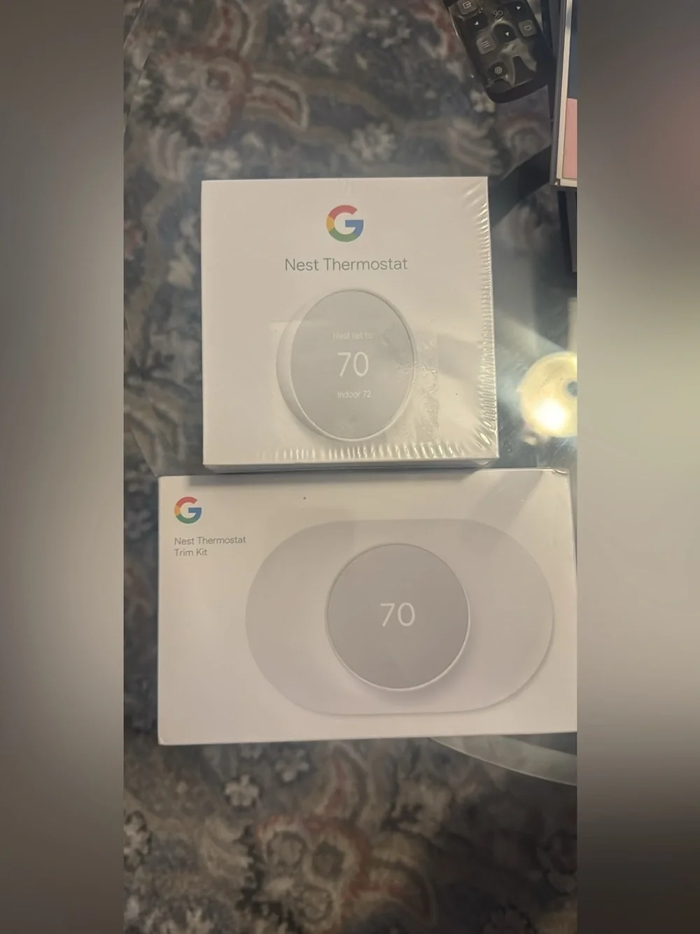 Nest thermostat + trim kit
